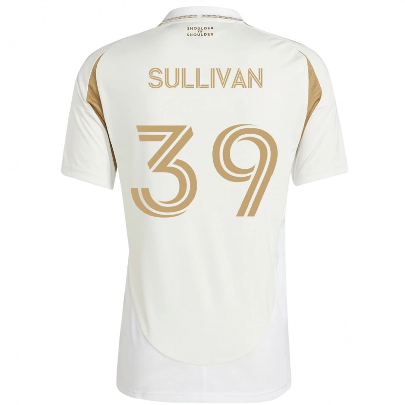 Danxen Donna Maglia Nicklaus Sullivan #39 Bianco Marrone Kit Gara Away 2025/26 Maglietta