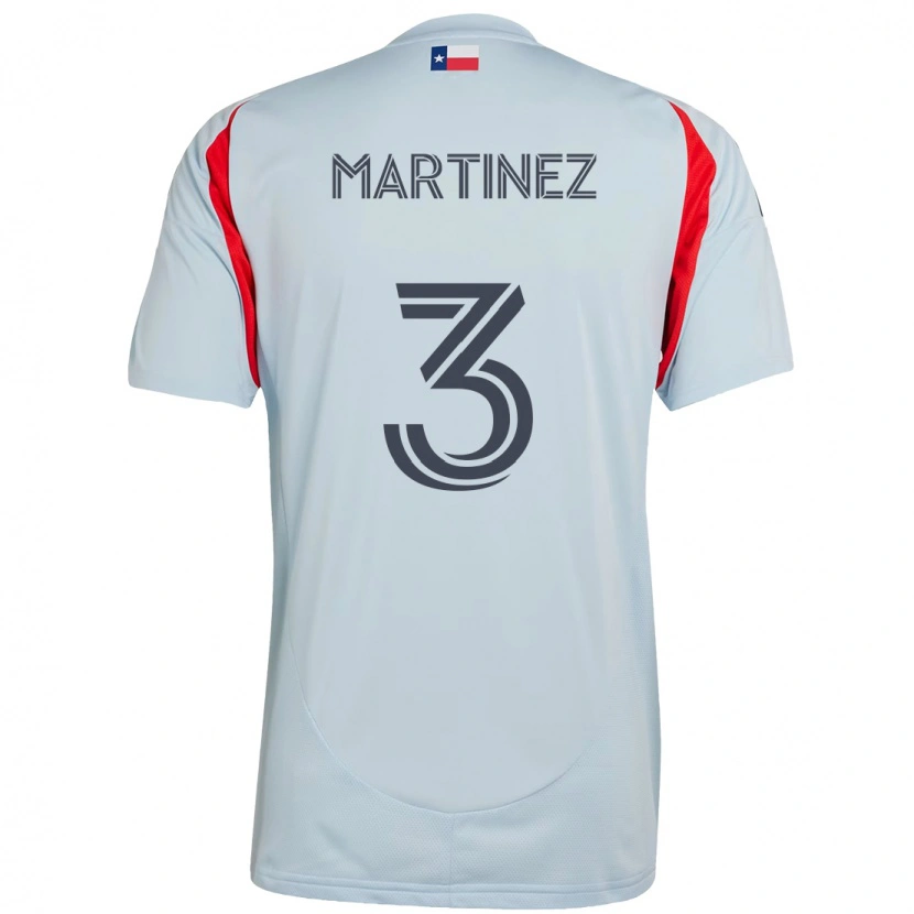 Danxen Donna Maglia José Antonio Martínez #3 Azzurro Chiaro Rosso Kit Gara Away 2025/26 Maglietta