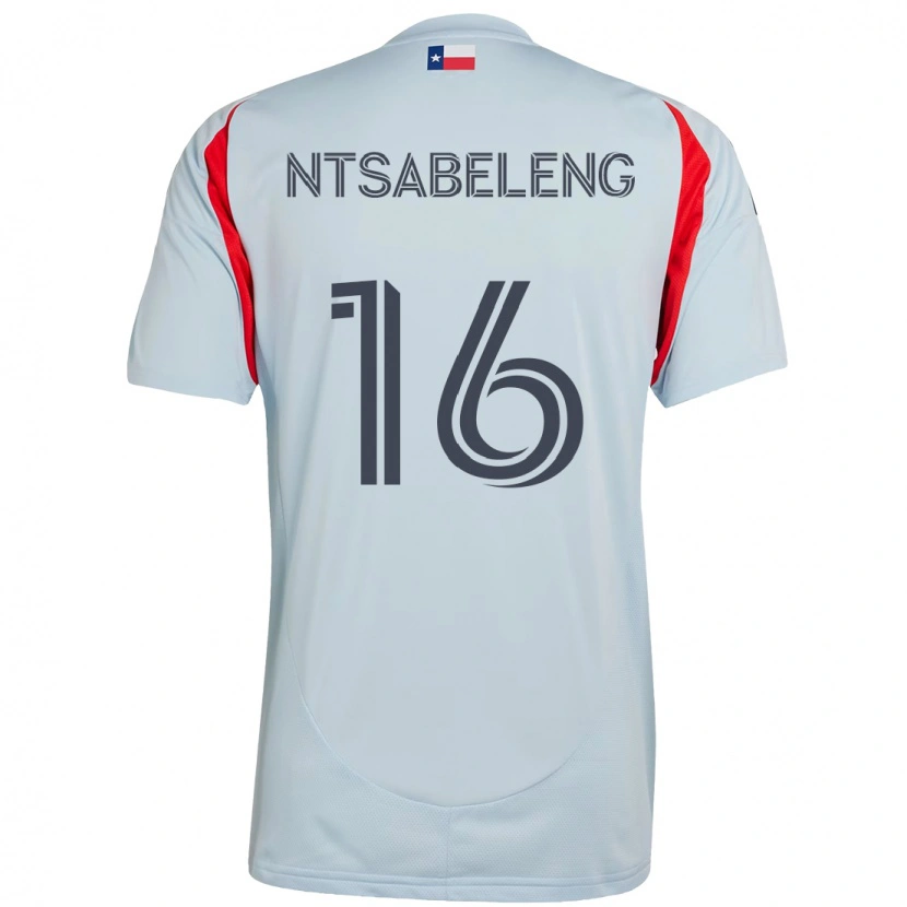 Danxen Donna Maglia Tsiki Ntsabeleng #16 Azzurro Chiaro Rosso Kit Gara Away 2025/26 Maglietta