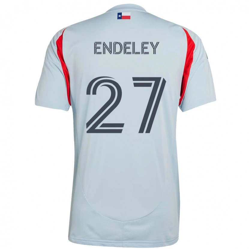 Danxen Donna Maglia Herbert Endeley #27 Azzurro Chiaro Rosso Kit Gara Away 2025/26 Maglietta