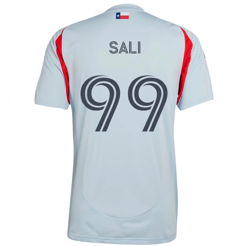 Danxen Donna Maglia Enes Sali #99 Azzurro Chiaro Rosso Kit Gara Away 2025/26 Maglietta