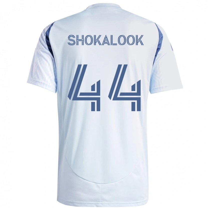 Danxen Donna Maglia Jason Shokalook #44 Azzurro Cielo Chiaro Blu Kit Gara Away 2025/26 Maglietta