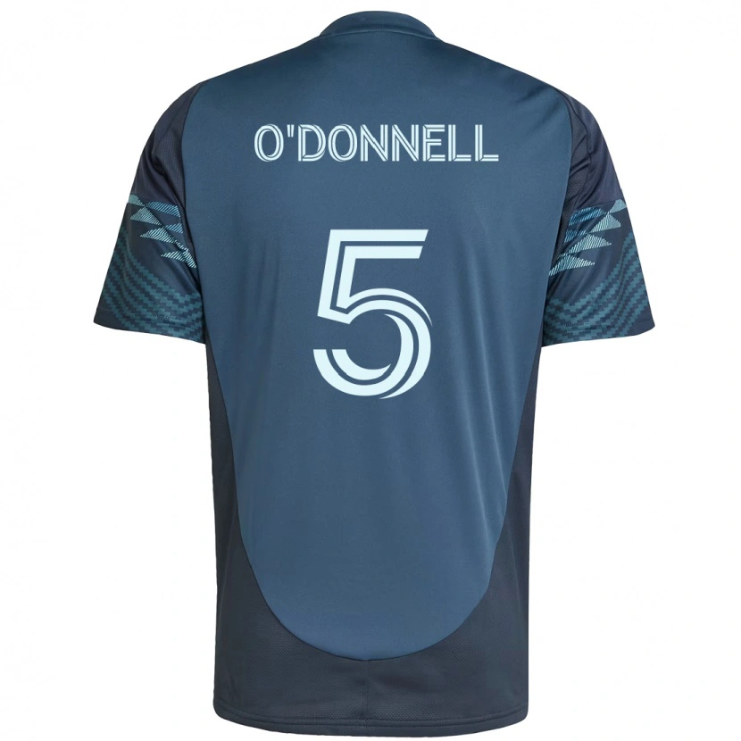 Danxen Donna Maglia Kristina O'donnell #5 Azzurro Chiaro Kit Gara Away 2025/26 Maglietta