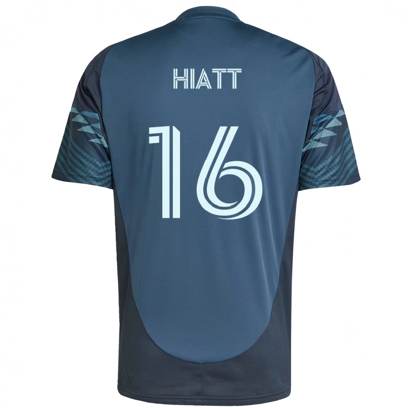 Danxen Donna Maglia Samantha Hiatt #16 Azzurro Chiaro Kit Gara Away 2025/26 Maglietta
