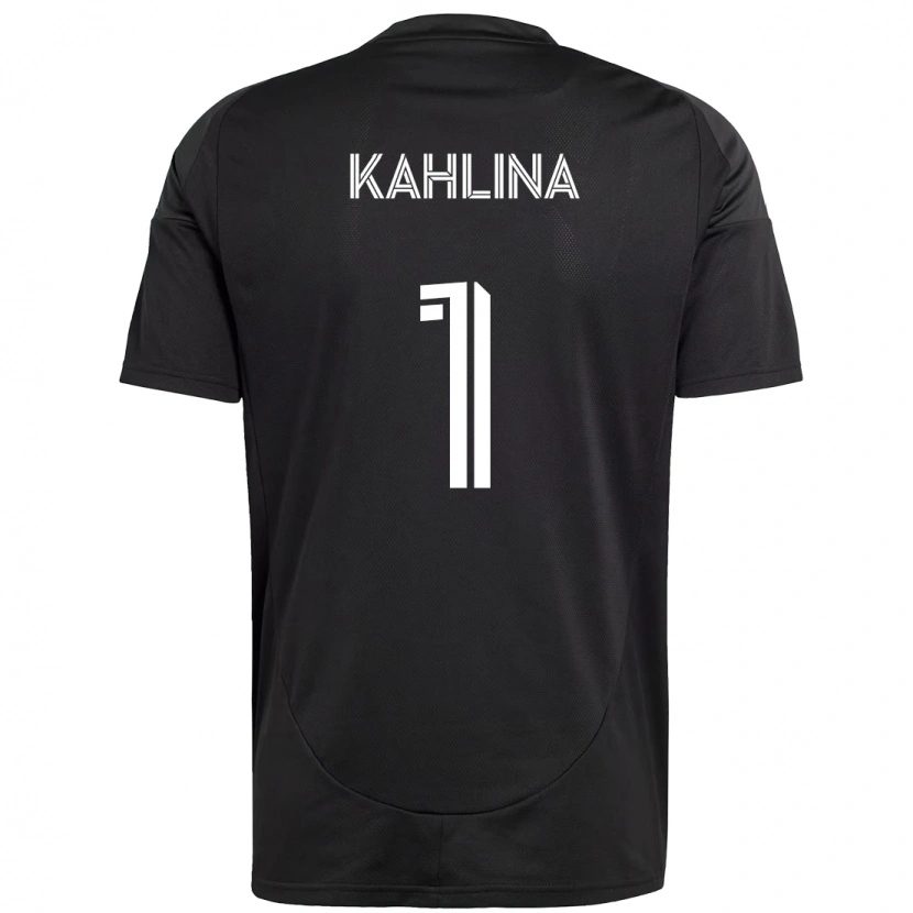 Danxen Donna Maglia Kristijan Kahlina #1 Nero Bianco Kit Gara Away 2025/26 Maglietta