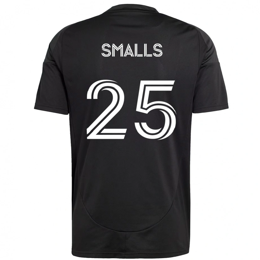 Danxen Donna Maglia Tyger Smalls #25 Nero Bianco Kit Gara Away 2025/26 Maglietta