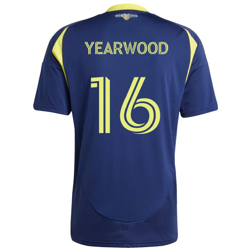 Danxen Donna Maglia Dru Yearwood #16 Blu Navy Giallo Kit Gara Away 2025/26 Maglietta