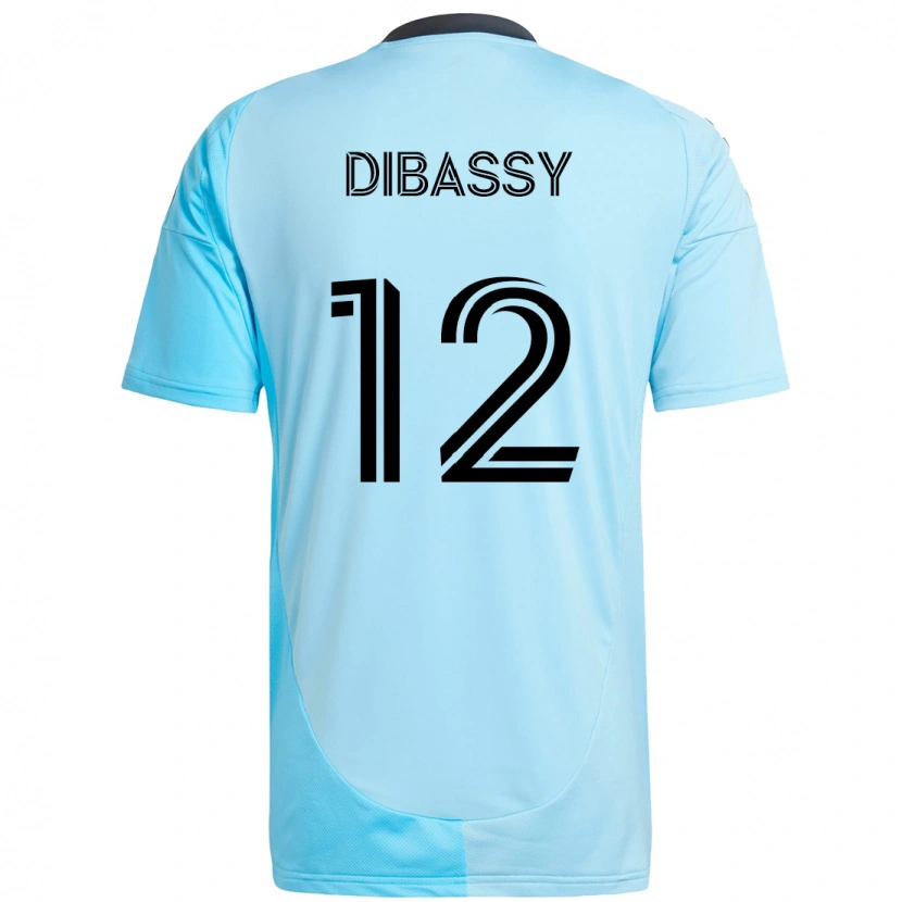 Danxen Donna Maglia Bakaye Dibassy #12 Azzurro Cielo Kit Gara Away 2025/26 Maglietta