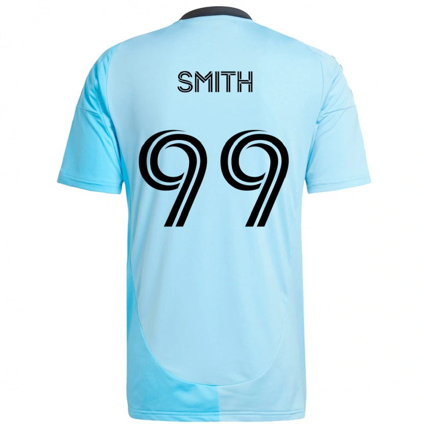 Danxen Donna Maglia Jordan Adebayo-Smith #99 Azzurro Cielo Kit Gara Away 2025/26 Maglietta