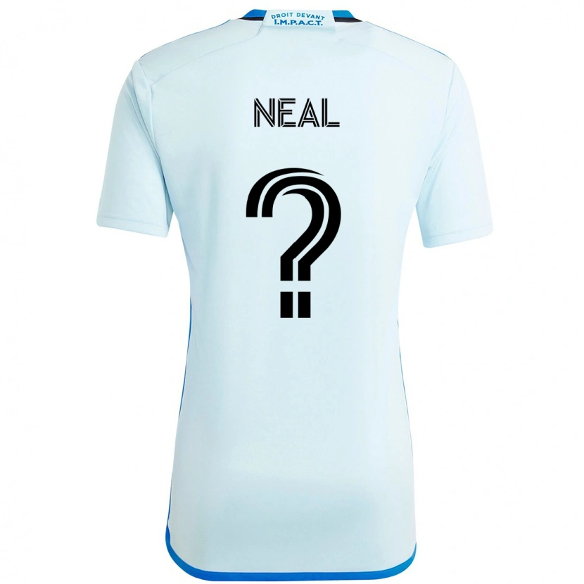 Danxen Donna Maglia Jalen Neal #0 Azzurro Cielo Blu Scuro Kit Gara Away 2025/26 Maglietta