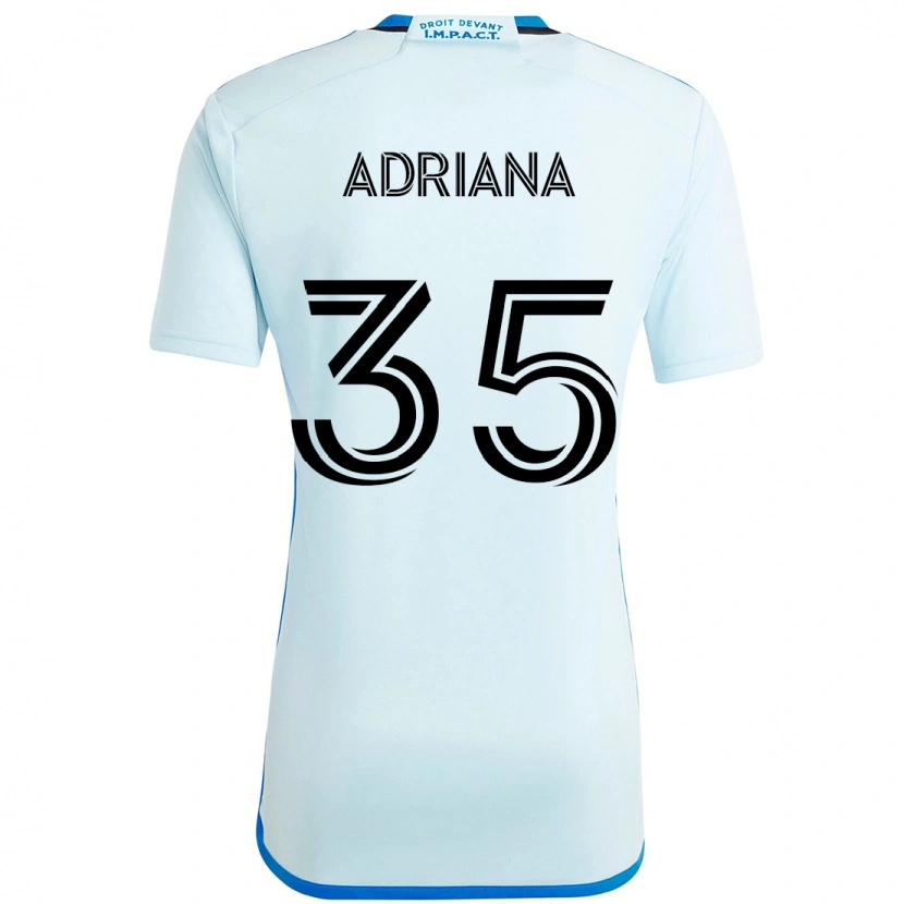 Danxen Donna Maglia Teoli Adriana #35 Azzurro Cielo Blu Scuro Kit Gara Away 2025/26 Maglietta