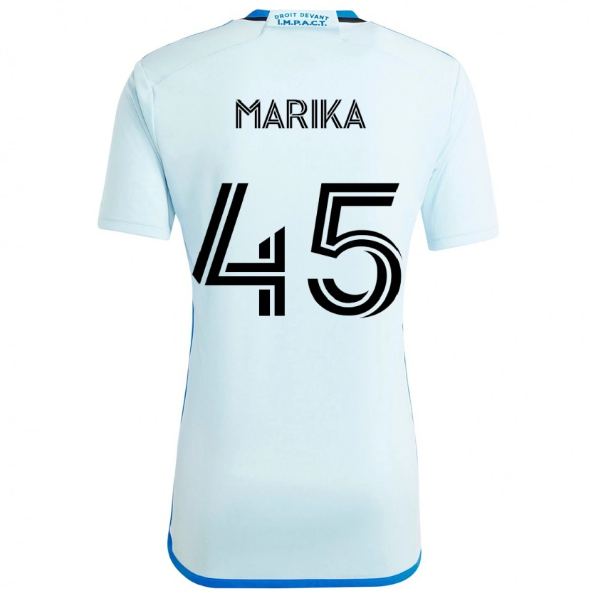 Danxen Donna Maglia Cregheur Marika #45 Azzurro Cielo Blu Scuro Kit Gara Away 2025/26 Maglietta