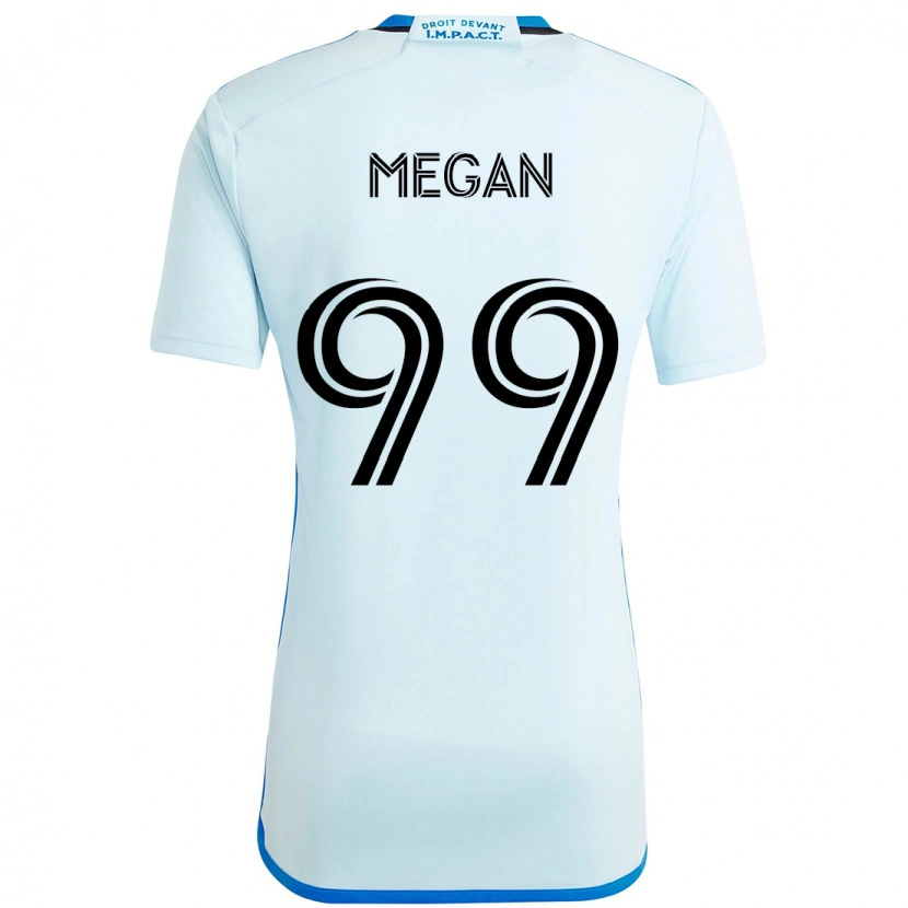 Danxen Donna Maglia Lemieux Megan #99 Azzurro Cielo Blu Scuro Kit Gara Away 2025/26 Maglietta
