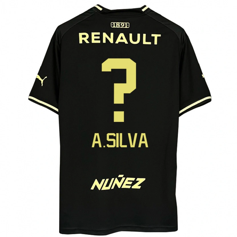 Danxen Donna Maglia Ademir Silva #0 Nero Giallo Kit Gara Away 2025/26 Maglietta