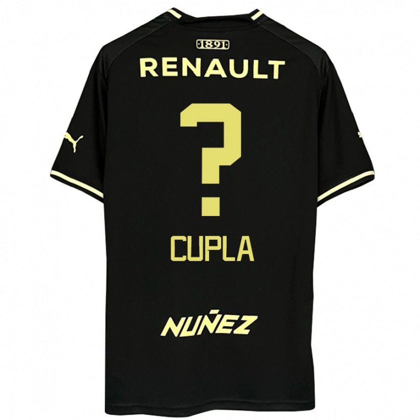 Danxen Donna Maglia Renzo Cupla #0 Nero Giallo Kit Gara Away 2025/26 Maglietta