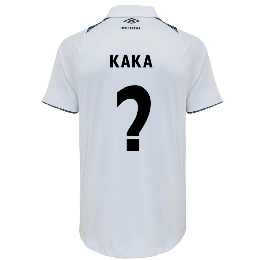 Danxen Donna Maglia Kaká #0 Bianco Blu Kit Gara Away 2025/26 Maglietta