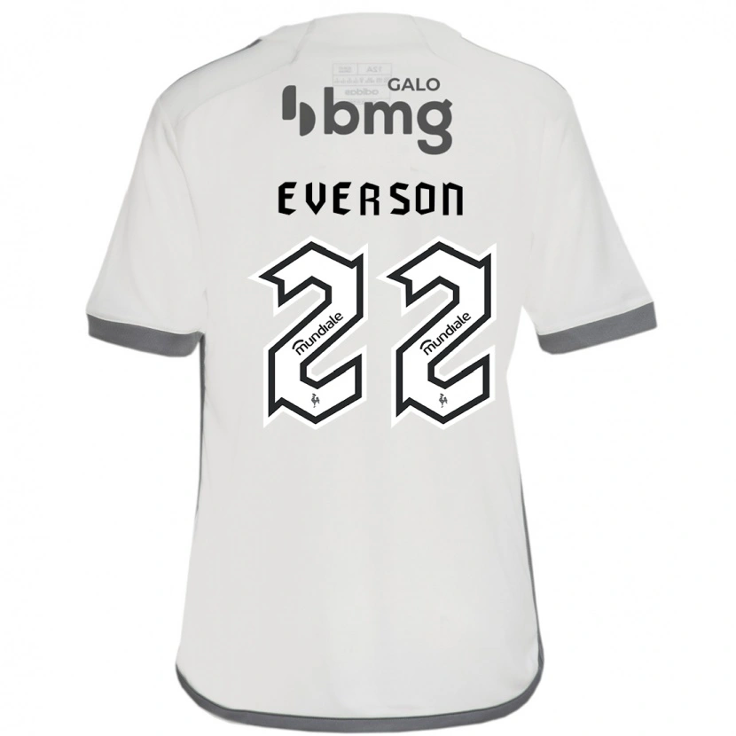 Danxen Donna Maglia Everson #22 Bianco Sporco Kit Gara Away 2025/26 Maglietta