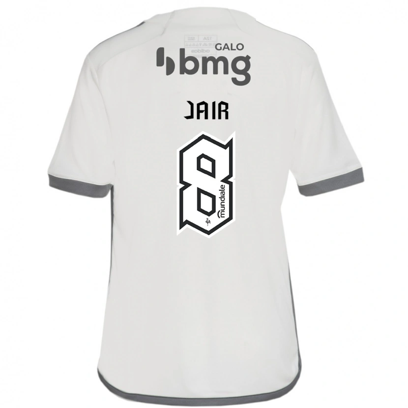 Danxen Donna Maglia Jair #8 Bianco Sporco Kit Gara Away 2025/26 Maglietta