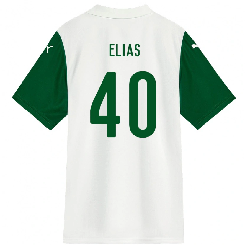 Danxen Donna Maglia Allan #40 Bianco Verde Kit Gara Away 2025/26 Maglietta