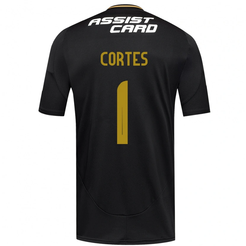 Danxen Donna Maglia Brayan Cortés #1 Nero Bianco Kit Gara Away 2025/26 Maglietta