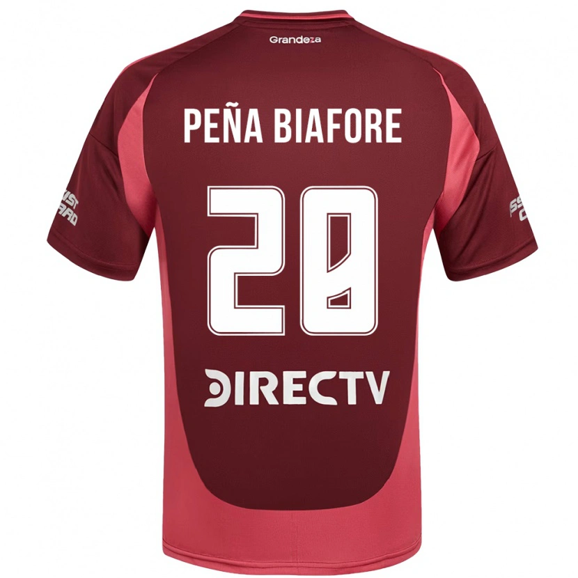 Danxen Donna Maglia Felipe Pena Biafore #28 Borgogna Magenta Kit Gara Away 2025/26 Maglietta