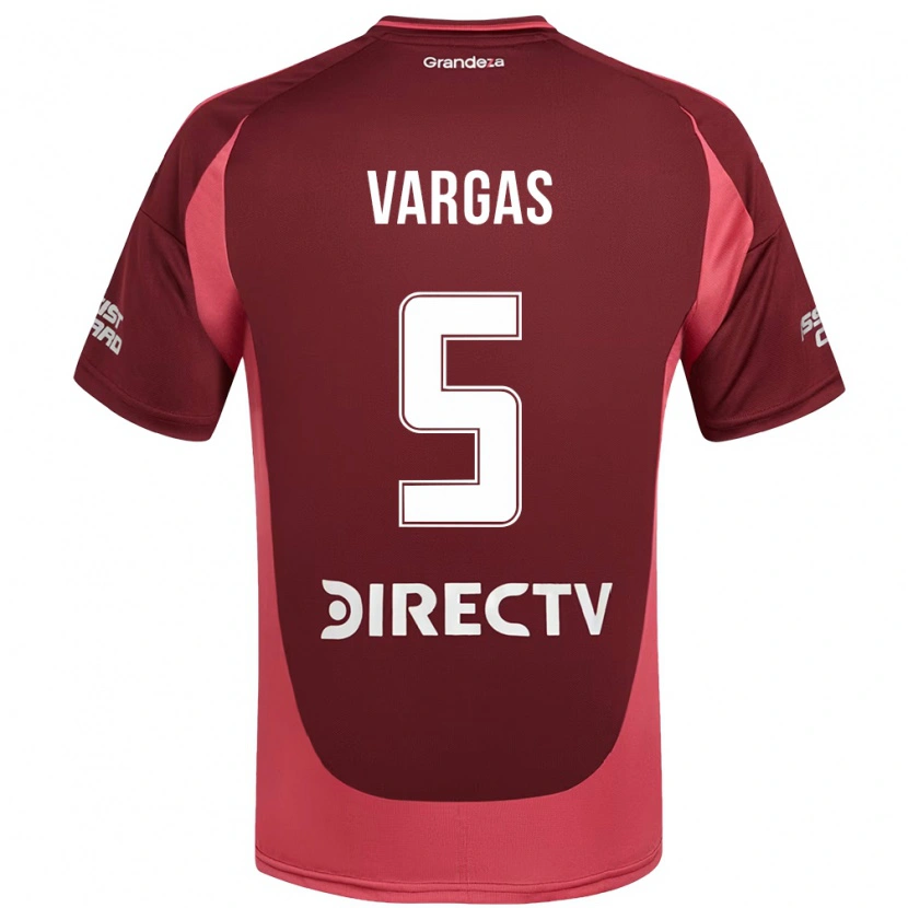 Danxen Donna Maglia Agustina Vargas #5 Borgogna Magenta Kit Gara Away 2025/26 Maglietta
