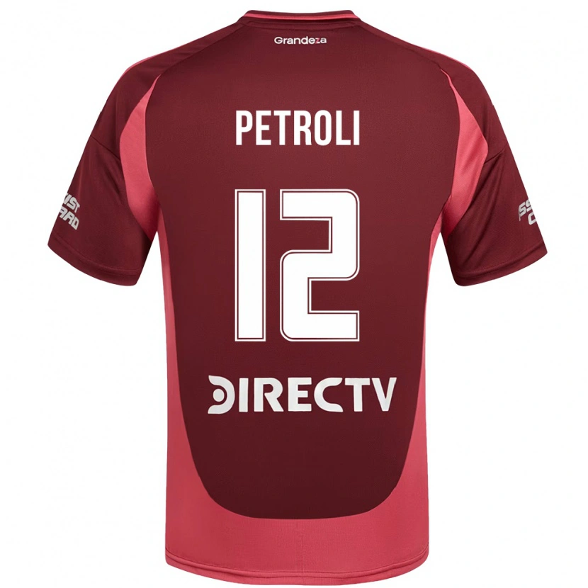 Danxen Donna Maglia Franco Petroli #12 Borgogna Magenta Kit Gara Away 2025/26 Maglietta