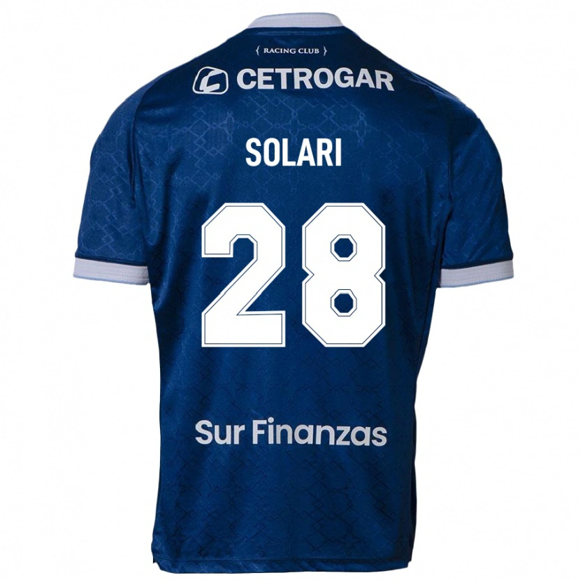 Danxen Donna Maglia Santiago Solari #28 Blu Scuro Kit Gara Away 2025/26 Maglietta