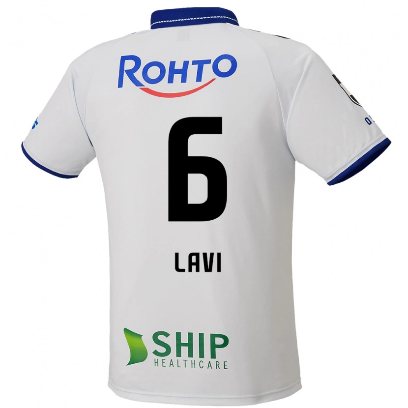 Danxen Donna Maglia Neta Lavi #6 Bianco Blu Nero Kit Gara Away 2025/26 Maglietta