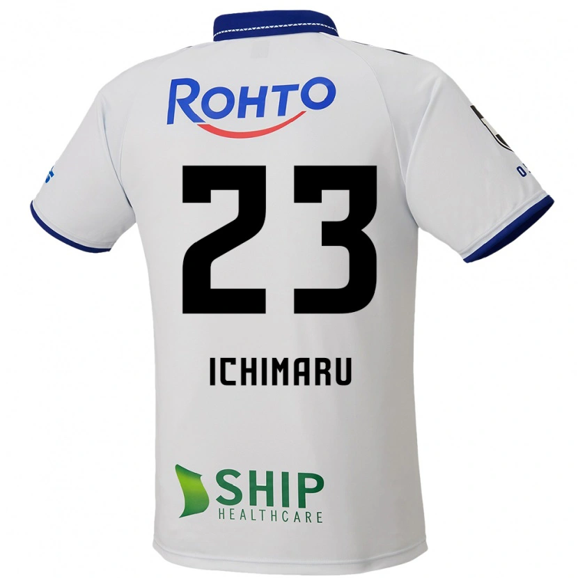 Danxen Donna Maglia Mizuki Ichimaru #23 Bianco Blu Nero Kit Gara Away 2025/26 Maglietta