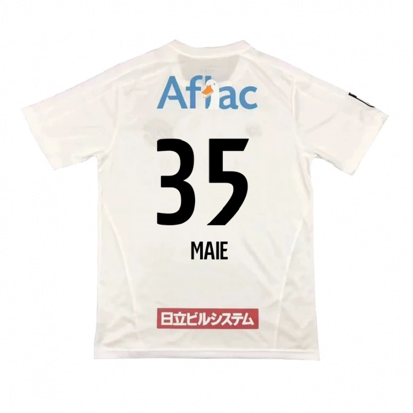 Danxen Donna Maglia Hidetaka Maie #35 Grigio Chiaro Beige Kit Gara Away 2025/26 Maglietta
