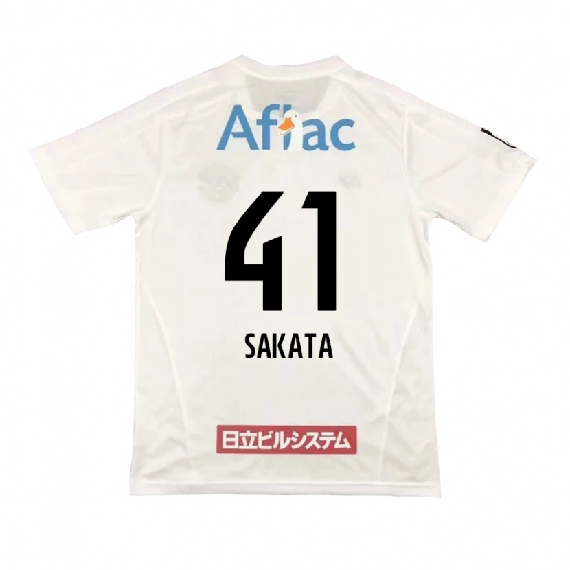 Danxen Donna Maglia Daiki Sakata #41 Grigio Chiaro Beige Kit Gara Away 2025/26 Maglietta
