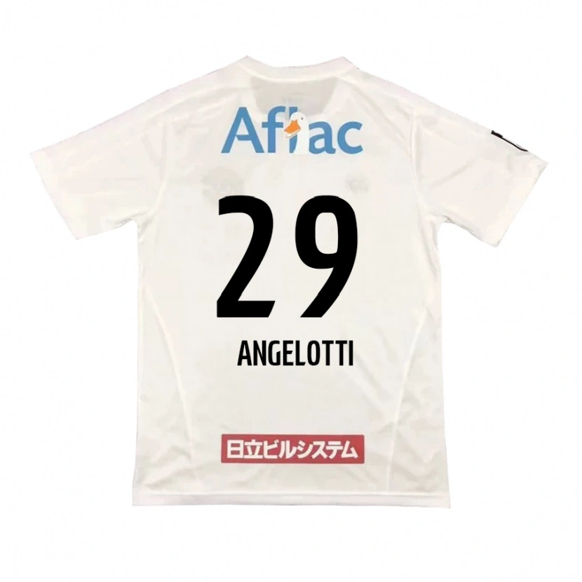 Danxen Donna Maglia Rodrigo Angelotti #29 Grigio Chiaro Beige Kit Gara Away 2025/26 Maglietta