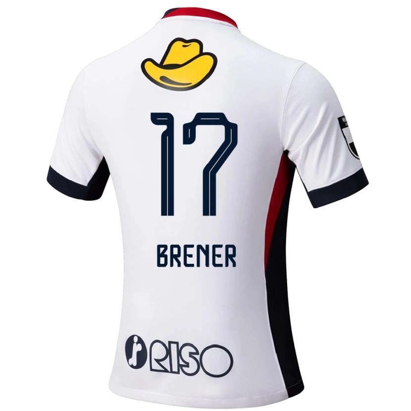 Danxen Donna Maglia Talles Brener #17 Bianco Nero Kit Gara Away 2025/26 Maglietta