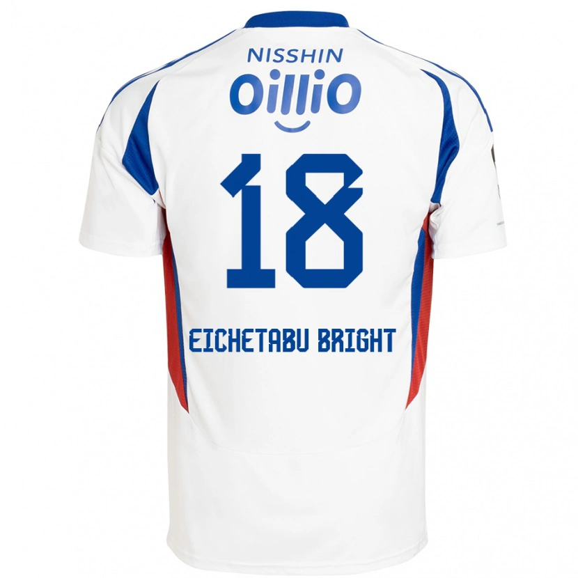 Danxen Donna Maglia Kai Eichetabu Bright #18 Bianco Blu Royal Kit Gara Away 2025/26 Maglietta