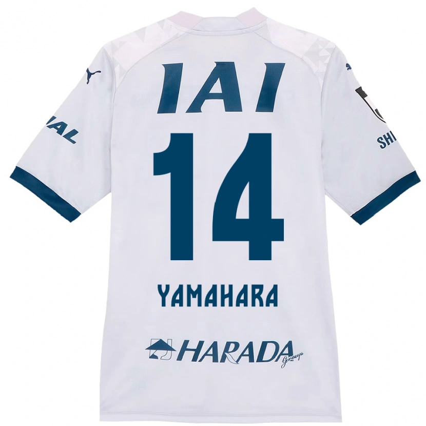 Danxen Donna Maglia Reon Yamahara #14 Bianco Blu Royal Kit Gara Away 2025/26 Maglietta