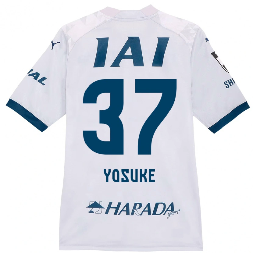 Danxen Donna Maglia Yosuke Morishige #37 Bianco Blu Royal Kit Gara Away 2025/26 Maglietta