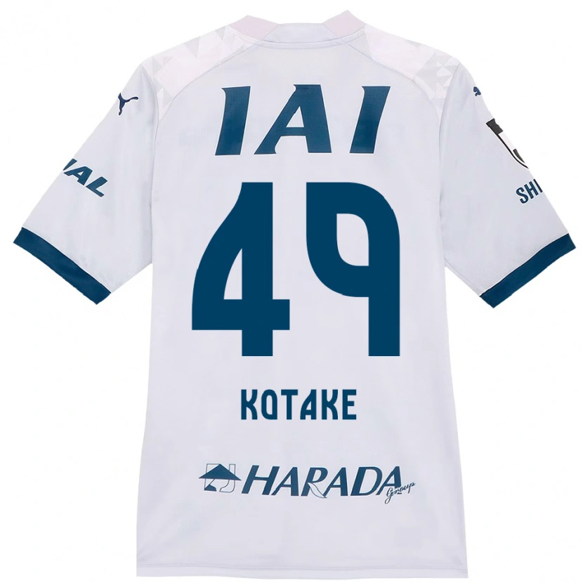 Danxen Donna Maglia Sean Kotake #49 Bianco Blu Royal Kit Gara Away 2025/26 Maglietta