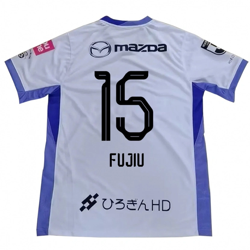 Danxen Donna Maglia Natsumi Fujiu #15 Bianco Arancione Kit Gara Away 2025/26 Maglietta