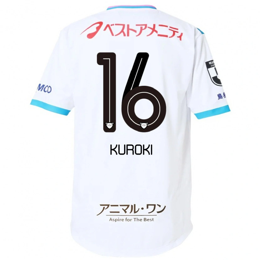 Danxen Donna Maglia Yuya Kuroki #16 Bianco Rosa Kit Gara Away 2025/26 Maglietta