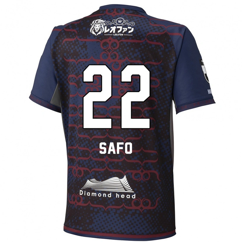 Danxen Donna Maglia Kinglord Safo #22 Blu Rosso Kit Gara Away 2025/26 Maglietta