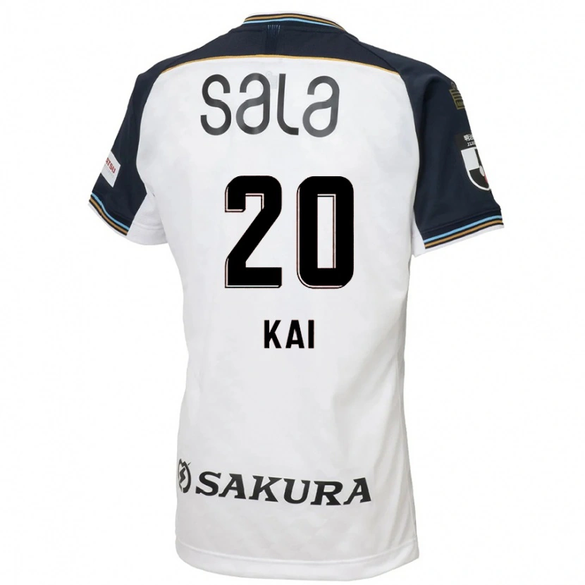 Danxen Donna Maglia Yua Kai #20 Bianco Nero Kit Gara Away 2025/26 Maglietta