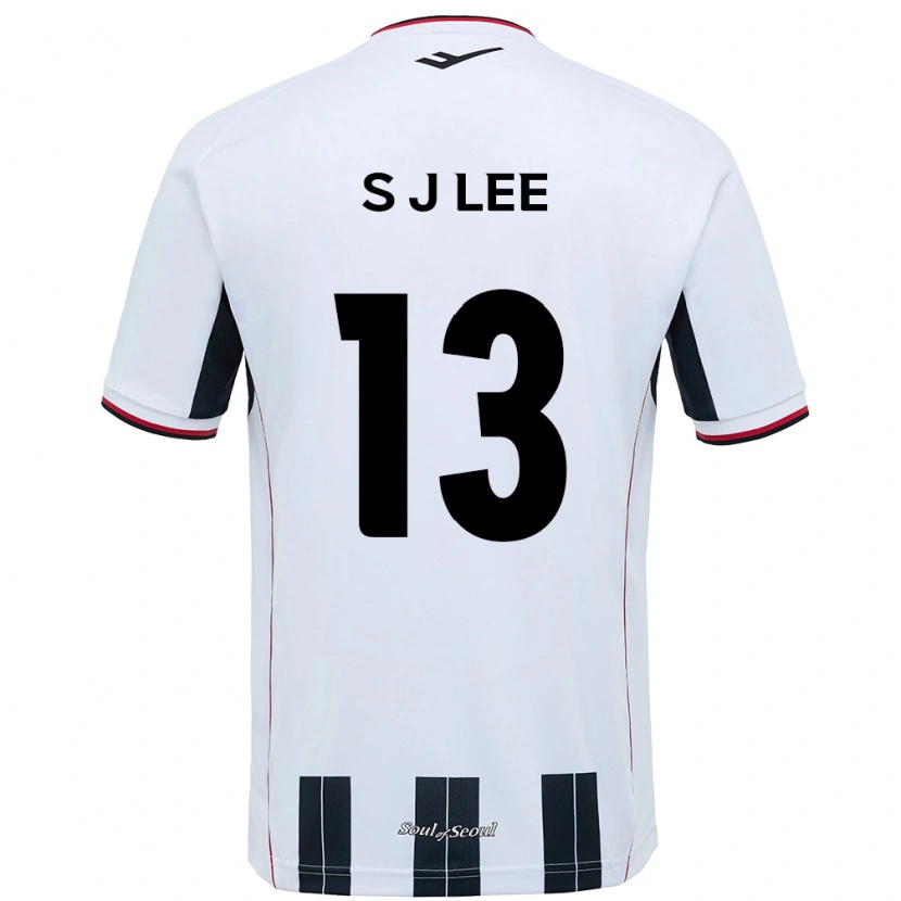 Danxen Donna Maglia Seo-Jun Lee #13 Bianco Nero Kit Gara Away 2025/26 Maglietta