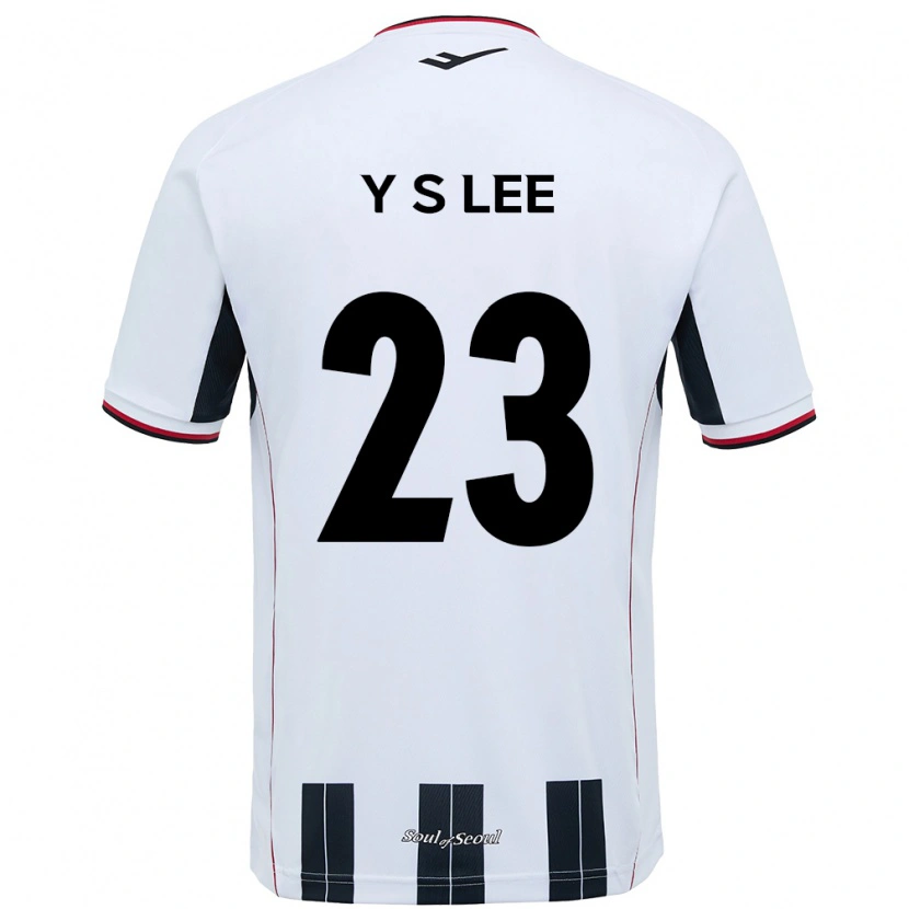 Danxen Donna Maglia Si-Young Lee #23 Bianco Nero Kit Gara Away 2025/26 Maglietta