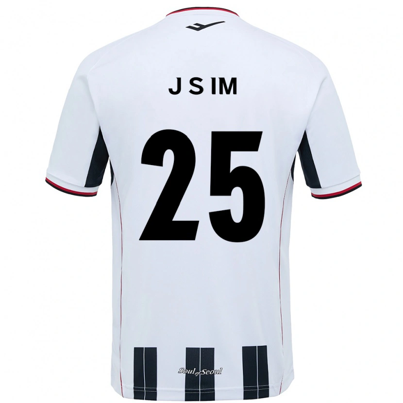 Danxen Donna Maglia Joon-Seob Im #25 Bianco Nero Kit Gara Away 2025/26 Maglietta