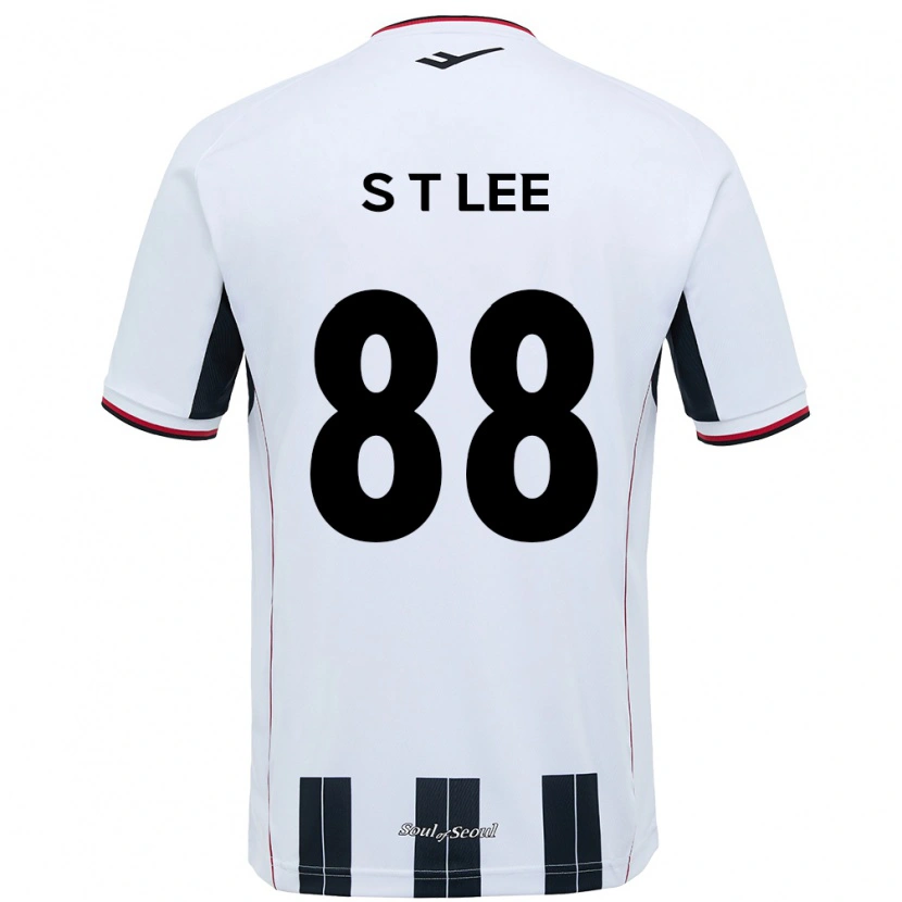 Danxen Donna Maglia Tae-Seok Lee #88 Bianco Nero Kit Gara Away 2025/26 Maglietta