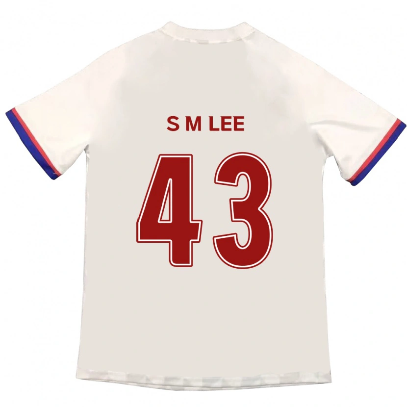 Danxen Donna Maglia Si-Myeong Lee #43 Bianco Sporco Rosso Kit Gara Away 2025/26 Maglietta