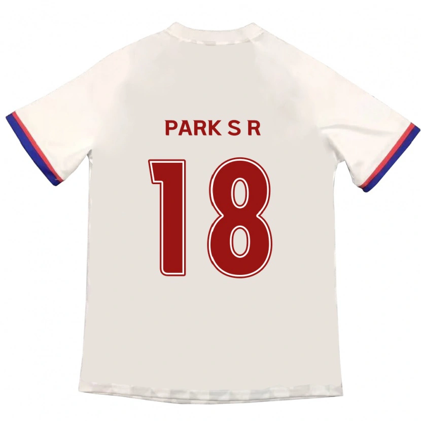Danxen Donna Maglia Park Se-Ra #18 Bianco Sporco Rosso Kit Gara Away 2025/26 Maglietta