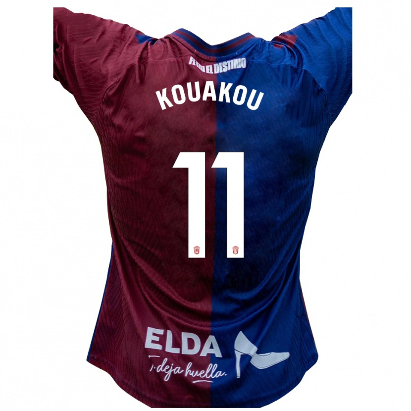 Danxen Donna Maglia Koffi Kouakou #11 Blu Rosso Kit Gara Home 2025/26 Maglietta