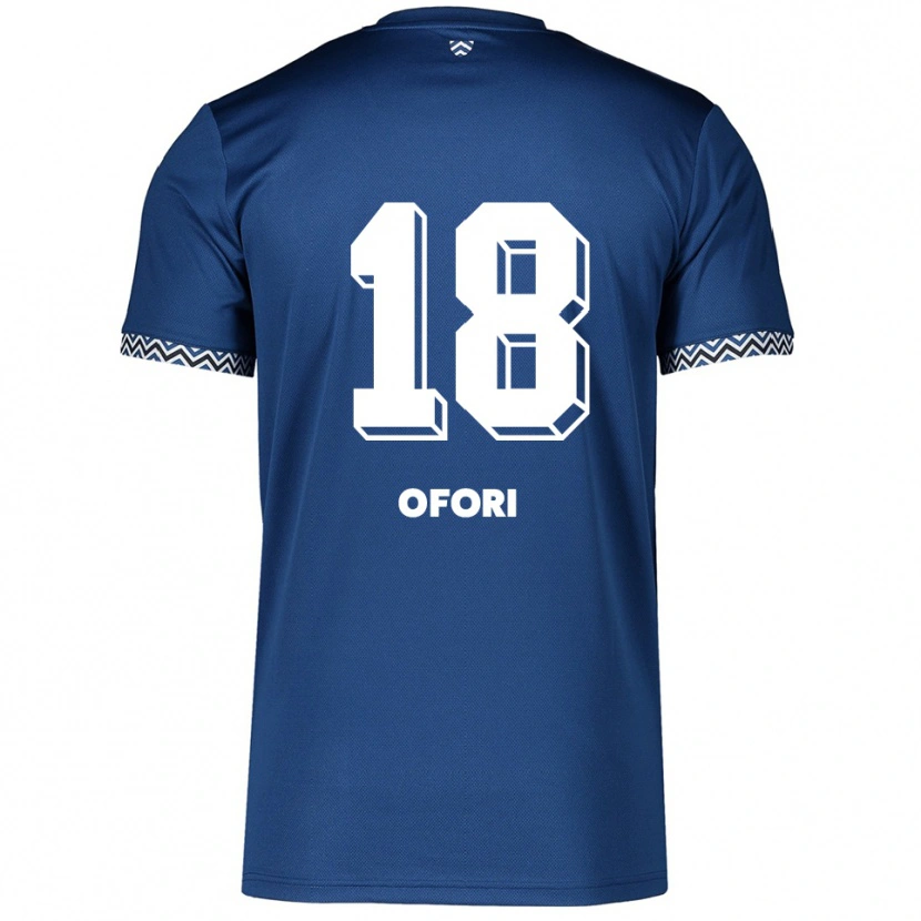Danxen Donna Maglia Obed Ofori #18 Blu Navy Bianco Kit Gara Home 2025/26 Maglietta